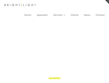 Tablet Screenshot of brightlightpr.co.uk